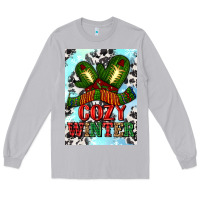 Moon Dust cozy winter with gloves and scarf Long Sleeve Tee - AdoDesignShop