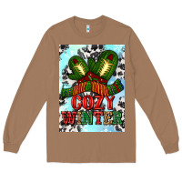 Toasted Coconut cozy winter with gloves and scarf Long Sleeve Tee - AdoDesignShop
