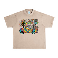 French Oak autism avareness3 Urban Heavy Tee - CowhideDigitalArt