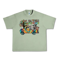 Oil Green autism avareness3 Urban Heavy Tee - CowhideDigitalArt