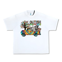 White autism avareness3 Urban Heavy Tee - CowhideDigitalArt