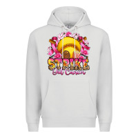 Dove Grey strike out cancer softball Premium Hoodie - Artiststas