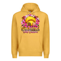 Mustard strike out cancer softball Premium Hoodie - Artiststas