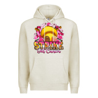 Oatmeal Heather strike out cancer softball Premium Hoodie - Artiststas
