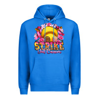 True Royal strike out cancer softball Premium Hoodie - Artiststas