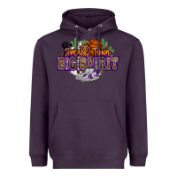Plum small town big spirit basketball Heavyweight Hoodie - NancyCooperArtShop