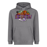 Small Town Big Spirit Basketball Heavyweight Hoodie | Teevron