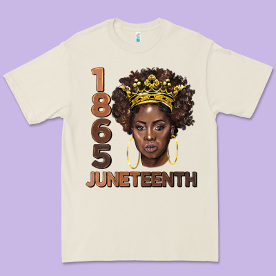 1865 Juneteenth Black Women Premium Tee Designed By Barkaloodesign