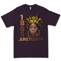 Plum 1865 juneteenth black women Premium Tee - BarkalooDesign