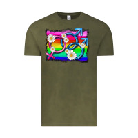 Vintage Olive lgbtq gender bisexuality symbol Vintage Tee - HRA Design Shop