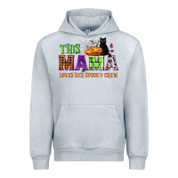Heather Grey This mama loves her spooky crew Urban Hoodie - NancyCooperArtShop