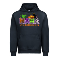 Navy This mama loves her spooky crew Urban Hoodie - NancyCooperArtShop