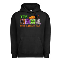 Pigment Black This mama loves her spooky crew Urban Hoodie - NancyCooperArtShop