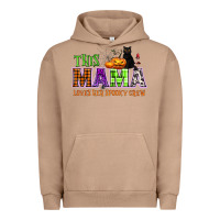 Pigment Burro This mama loves her spooky crew Urban Hoodie - NancyCooperArtShop