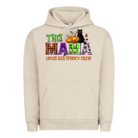 Pigment French Oak This mama loves her spooky crew Urban Hoodie - NancyCooperArtShop