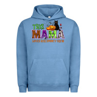 Pigment Pebble Blue This mama loves her spooky crew Urban Hoodie - NancyCooperArtShop