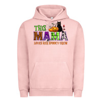 Pigment Salmon This mama loves her spooky crew Urban Hoodie - NancyCooperArtShop
