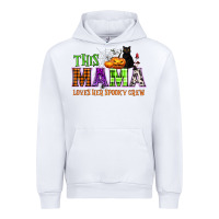 White This mama loves her spooky crew Urban Hoodie - NancyCooperArtShop