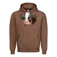 Chestnut holstein calf face Zipper Hoodie - LillyAllenDesigns