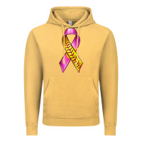Vintage Mustard Breast Cancer Ribbon Softball Vintage Hoodie - texasbilliewilder