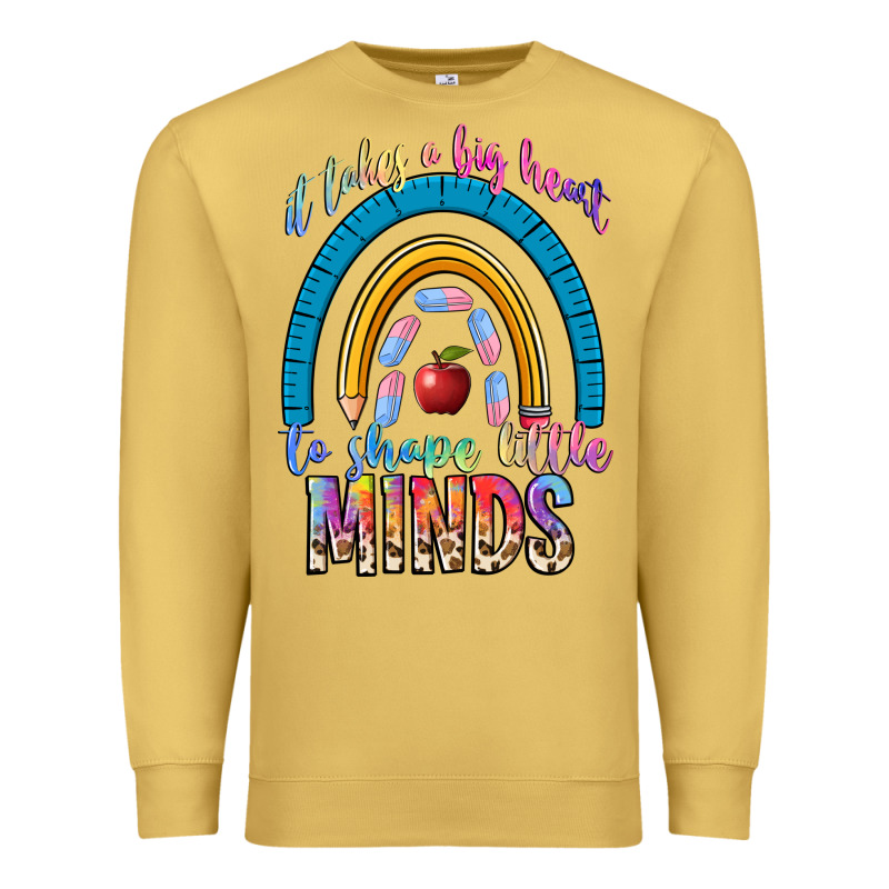 It Takes A Big Heart To Shape Little Premium Sweatshirt by NancyCooperArtShop | Teevron