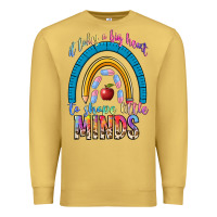 Antique Gold it takes a big heart to shape little Premium Sweatshirt - NancyCooperArtShop