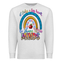 Oatmeal Heather it takes a big heart to shape little Premium Sweatshirt - NancyCooperArtShop