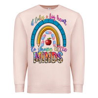 Pale Pink it takes a big heart to shape little Premium Sweatshirt - NancyCooperArtShop