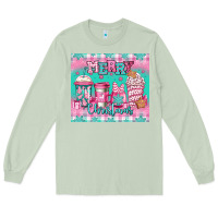 Matcha merry Christmas pink coffee Long Sleeve Tee - Jasminsmagicworld