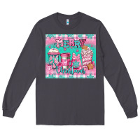 Smoke merry Christmas pink coffee Long Sleeve Tee - Jasminsmagicworld