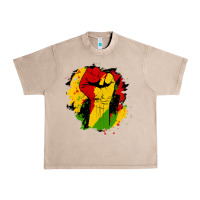 French Oak juneteenth fist Urban Heavy Tee - HRA Design Shop