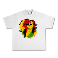 Lunar Rock juneteenth fist Urban Heavy Tee - HRA Design Shop