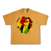 Peanut Butter juneteenth fist Urban Heavy Tee - HRA Design Shop