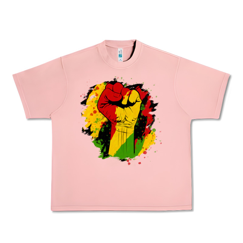 Juneteenth Fist Urban Heavy Tee by HRA Design Shop | Teevron