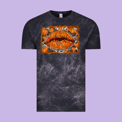 Fall Lips Vintage Tee Designed By Racoondesign