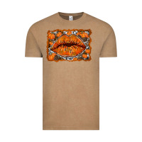 Vintage Coffee fall lips Vintage Tee - RacoonDesign