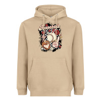 Mushroom checkered retro baseball Heavyweight Hoodie - MaliasSmallBusiness