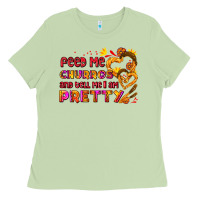 Matcha feed me churros and tell me i am pretty Ladies Tee - AdoDesignShop