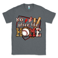 Charcoal Heather no place like home baseball Classic Tee - Jasminsmagicworld