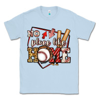 Dusty Blue no place like home baseball Classic Tee - Jasminsmagicworld