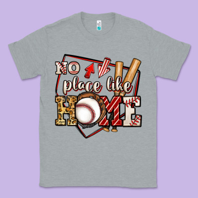 No Place Like Home Baseball Classic Tee Designed By Jasminsmagicworld