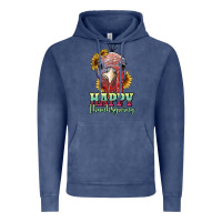 Vintage Denim happy thanksgiving turkey Vintage Hoodie - RanaPortraitStore