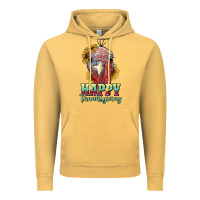 Vintage Mustard happy thanksgiving turkey Vintage Hoodie - RanaPortraitStore