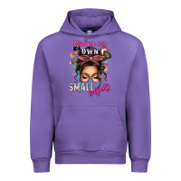 Tulip minding my own small business messy bun Urban Hoodie - texasbilliewilder