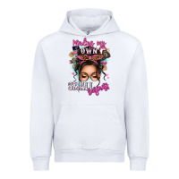 White minding my own small business messy bun Urban Hoodie - texasbilliewilder