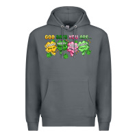 Rock st. patrick's day god says you are Premium Hoodie - Artiststas