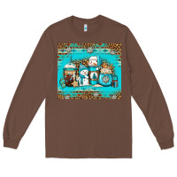 Chestnut winter snowman coffee Long Sleeve Tee - Jasminsmagicworld