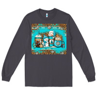 Smoke winter snowman coffee Long Sleeve Tee - Jasminsmagicworld