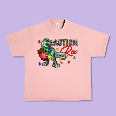 Autism Rex Urban Heavy Tee Designed By Cowhidedigitalart