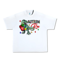 White autism rex Urban Heavy Tee - CowhideDigitalArt